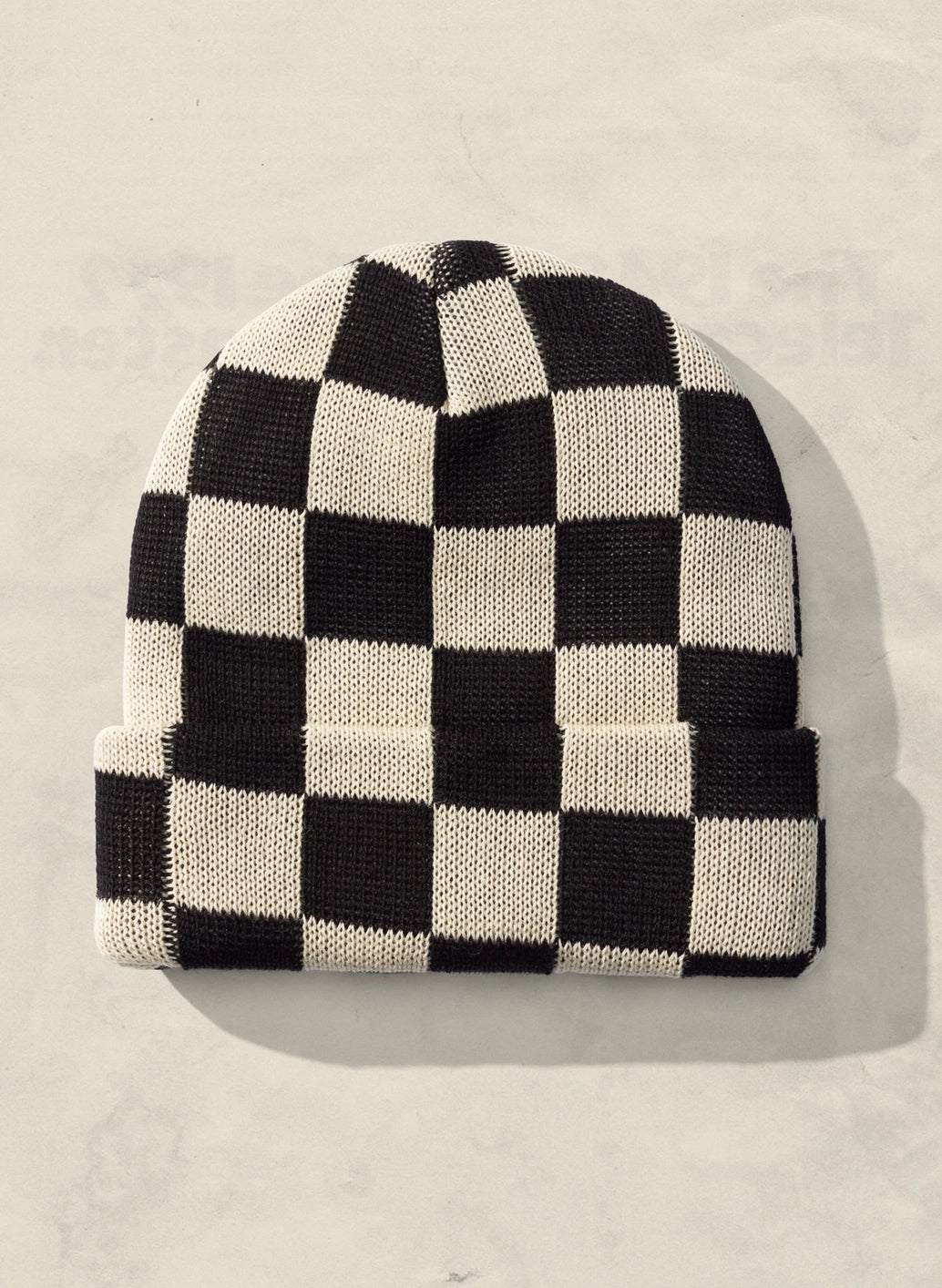 Checkerboard Slacker Beanie