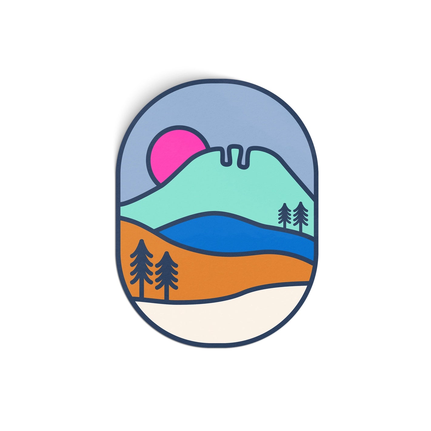 Horsetooth Mountain Sticker - SMALL