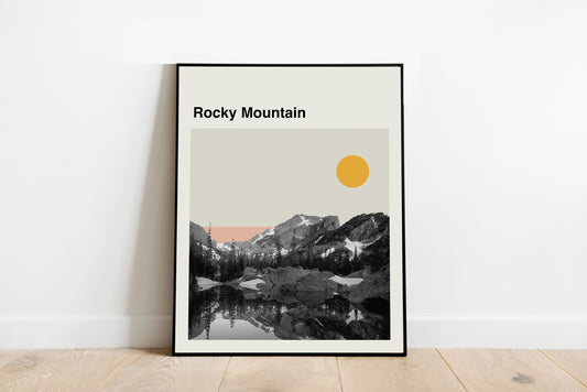 Rocky Mountain National Park Poster - 11x14"