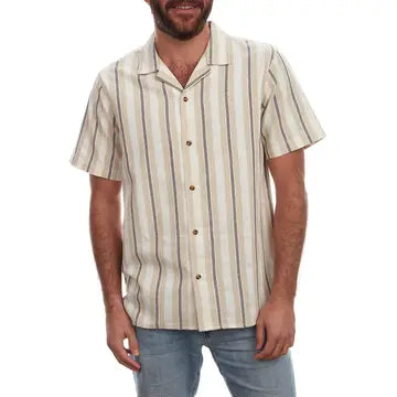 Sawyer Button Front Shirt - TAN