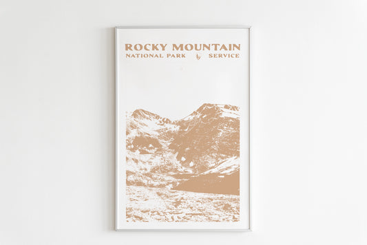 Rocky Mountain National Park Service Poster - 11x17"