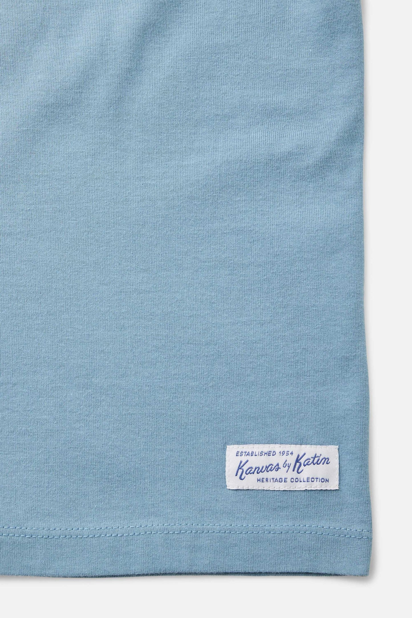 Box Fit Heritage Tee - SPRING BLUE