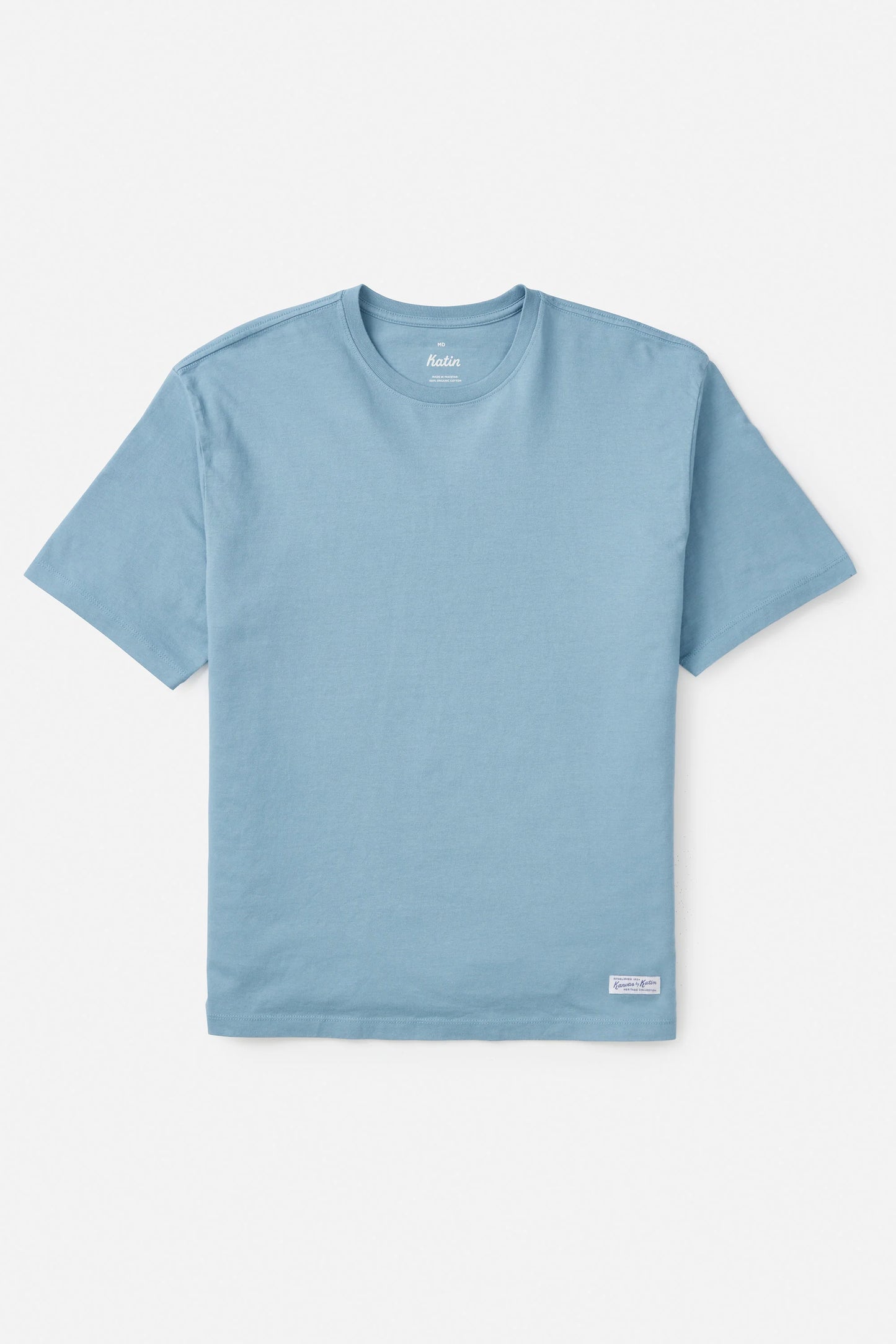 Box Fit Heritage Tee - SPRING BLUE