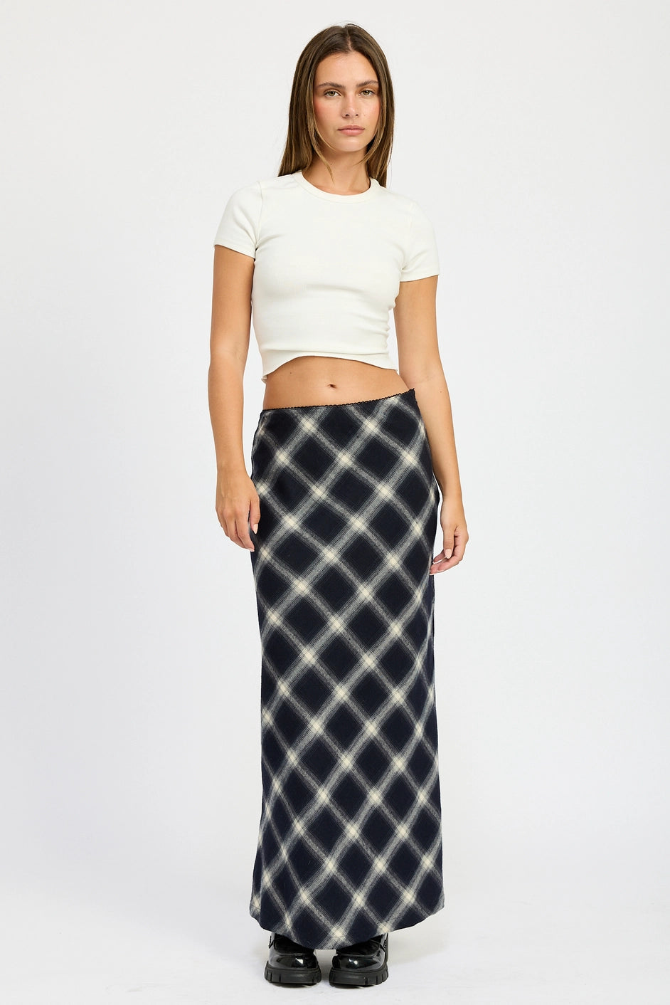 Feels So Right Maxi Skirt - DARK NAVY