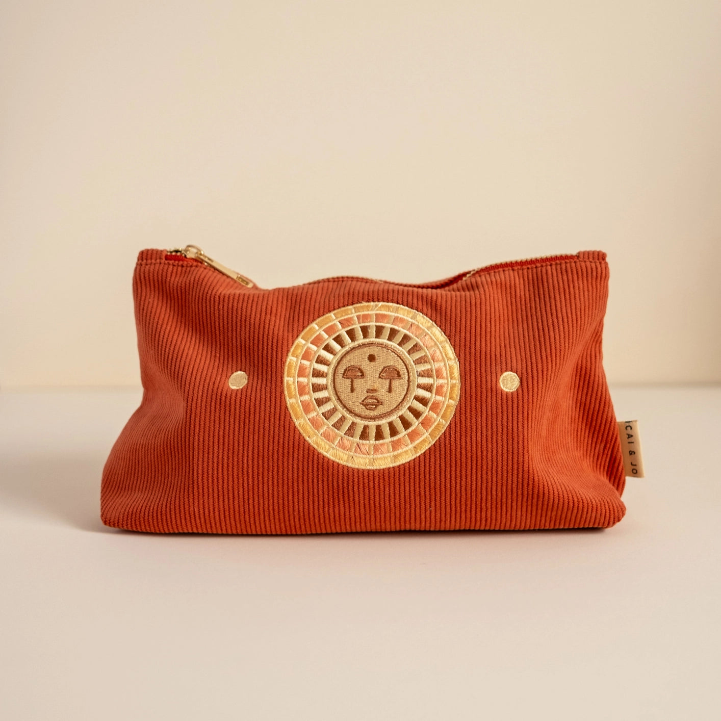 Corduroy Pouch - RUST