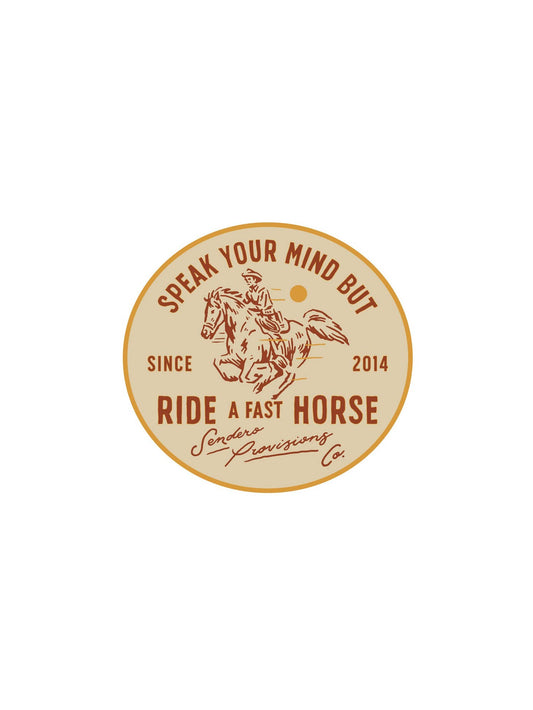 Fast Horse Sticker