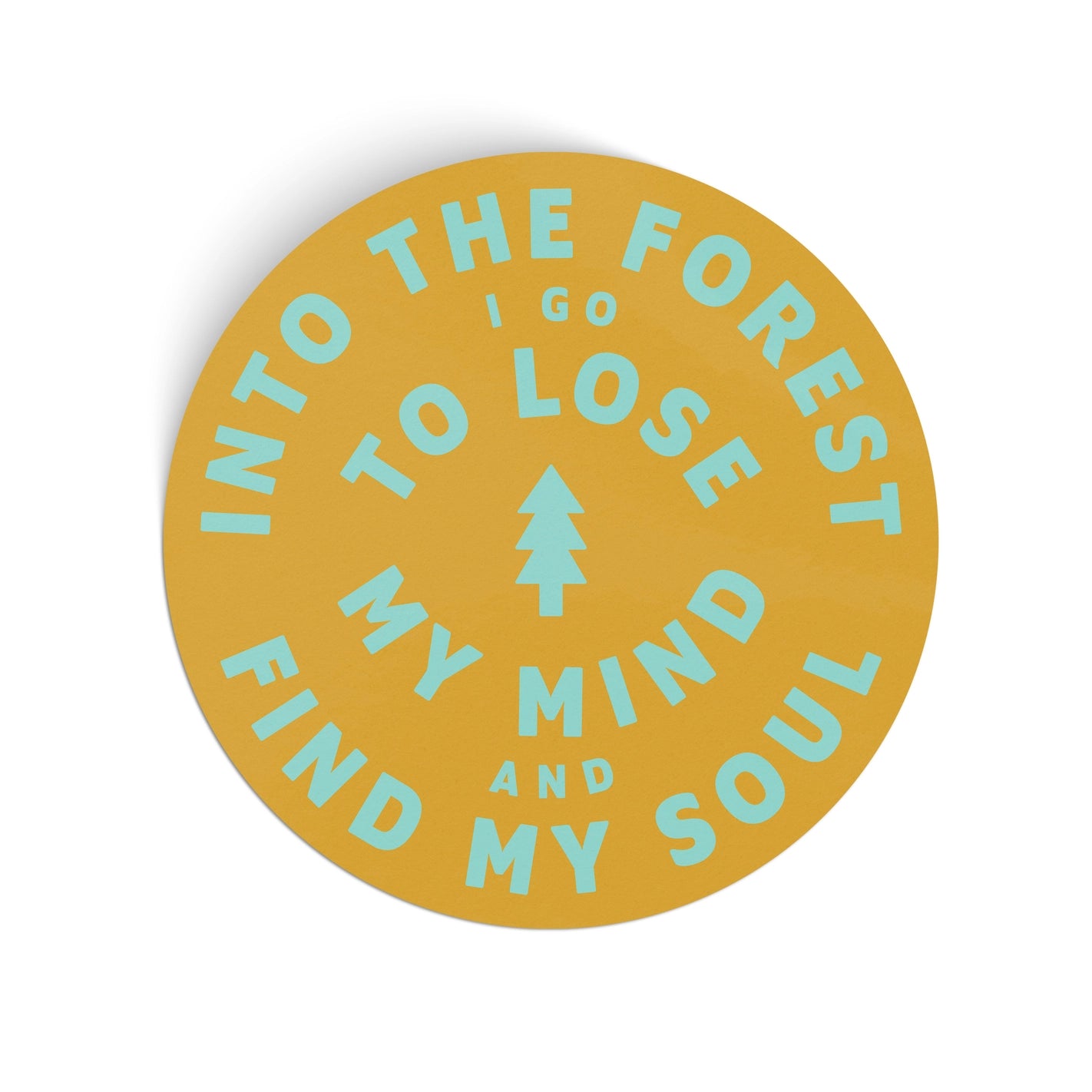 Into The Forest Sticker - YELLOW