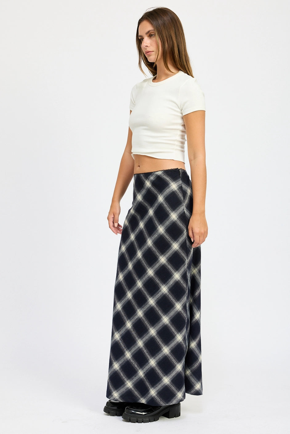 Feels So Right Maxi Skirt - DARK NAVY