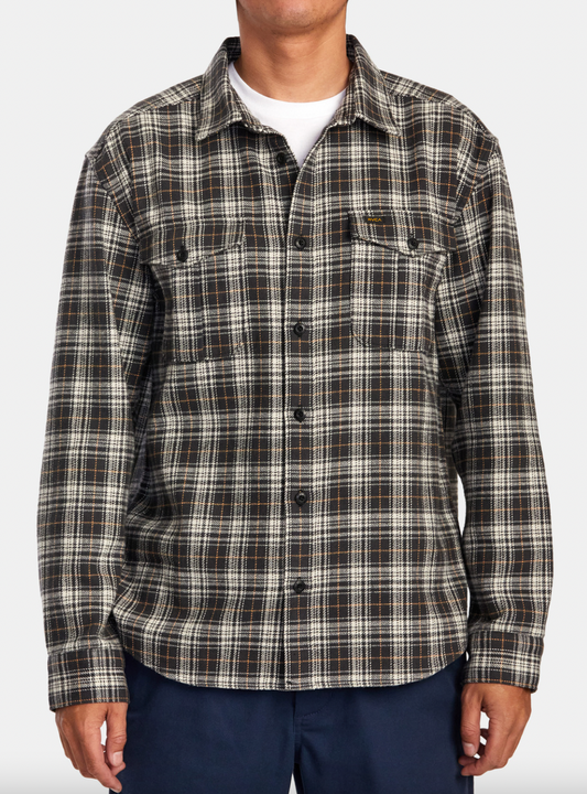 Reynolds Flannel Shirt - BLACK