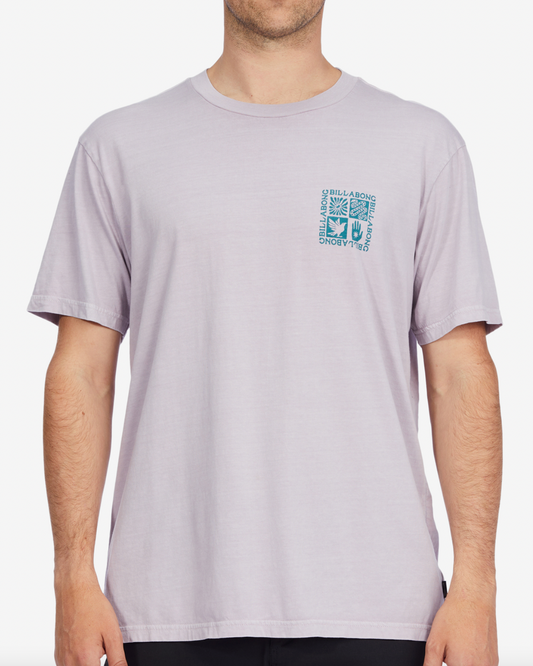 Synergy Wave Washed Short Sleeve T-Shirt - IRIS