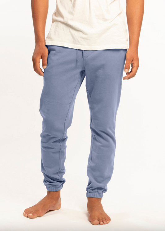 Solid Sets Eco Elastic Sofa Surfer Sweatpants - FADED DENIM